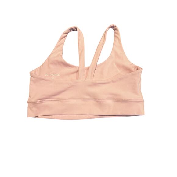 SET ACTIVE Luxform® Sports Bra in Petal Pink Size L - Picture 3 of 4